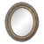 French Carved and Gilt Small Oval Mirror, Circa 1840 For Sale
