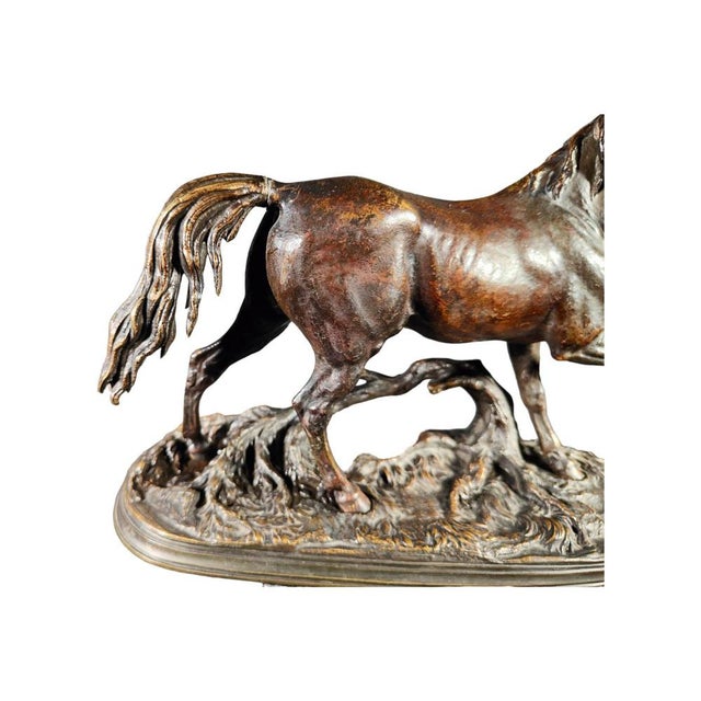 Bronze Horse by Jules Moigniez, 1850s For Sale - Image 4 of 14