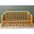 Mid-Century Modern Vintage Stacked Rattan Sofa For Sale - Image 3 of 12
