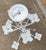White Visual Comfort Alberto Medium Two Tier Chandelier Plaster White For Sale - Image 8 of 9
