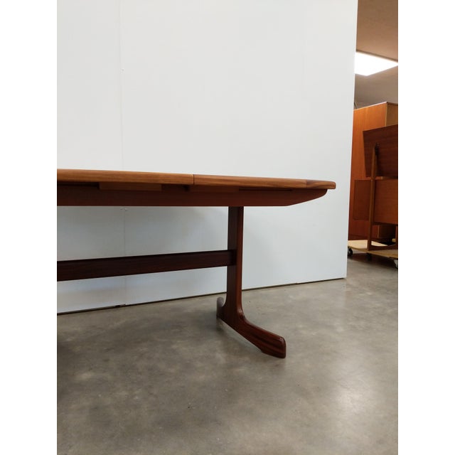 Wood Vintage Mid Century Modern Teak Extendable Dining Table by G Plan For Sale - Image 7 of 12