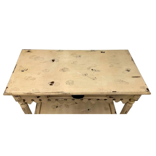 Mid 20th Century Vintage Shabby Chic Farmhouse Server or Sideboard For Sale - Image 5 of 11