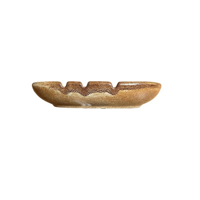Vintage Mid-Century Italian Ceramic Rose Catchall or Large Tabletop Bowl For Sale - Image 4 of 4