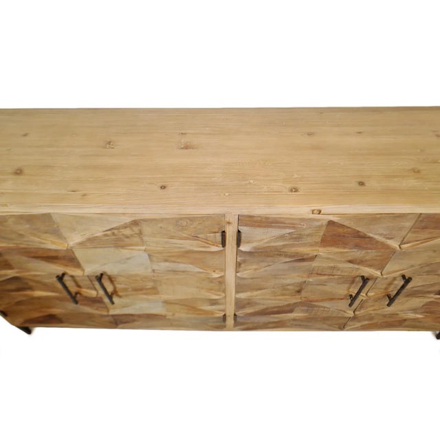 Salvaged Arrow Stack Sideboard Credenza For Sale In Los Angeles - Image 6 of 9