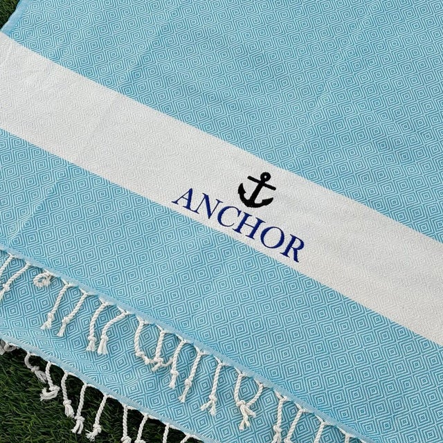 Turkish Cotton Beach Towel – Premium Bath Textile For Sale - Image 9 of 10