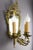 Brass and Bronze 3-Arm Mirrored Girandole Sconce, 1920s For Sale - Image 15 of 16