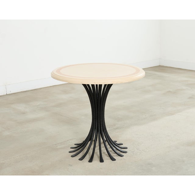 Ironies Aslo Stone Top Pedestal Center Dining Table For Sale - Image 14 of 15