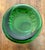 Glass Italian Green Molded Glass Relief Vase For Sale - Image 7 of 12