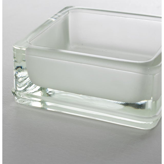 Lumax Molded Glass Ashtray, Desk Accessory Catchall, Design by Le Corbusier For Sale - Image 14 of 14