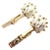 Paint Vintage! David Webb Yellow Gold White Enamel Ball Spike Cufflinks, Pair For Sale - Image 7 of 9
