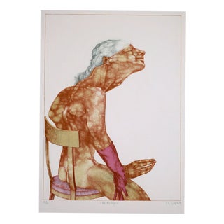 Reiner Schwarz, The Hunchback, 1969, Lithograph For Sale