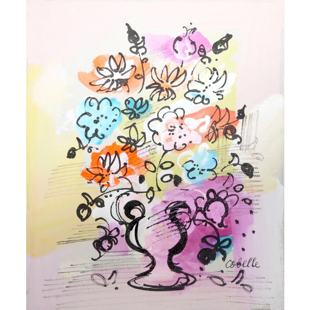 Vase With Flowers (Purple), Charles Cobelle For Sale - Image 4 of 4