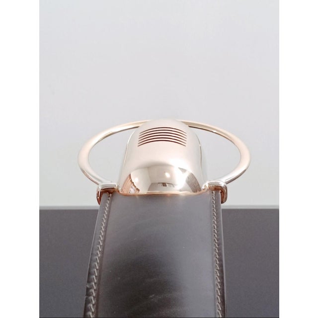 Cobra Leather Desk Lamp by Traso Milano, 1988 For Sale - Image 10 of 16