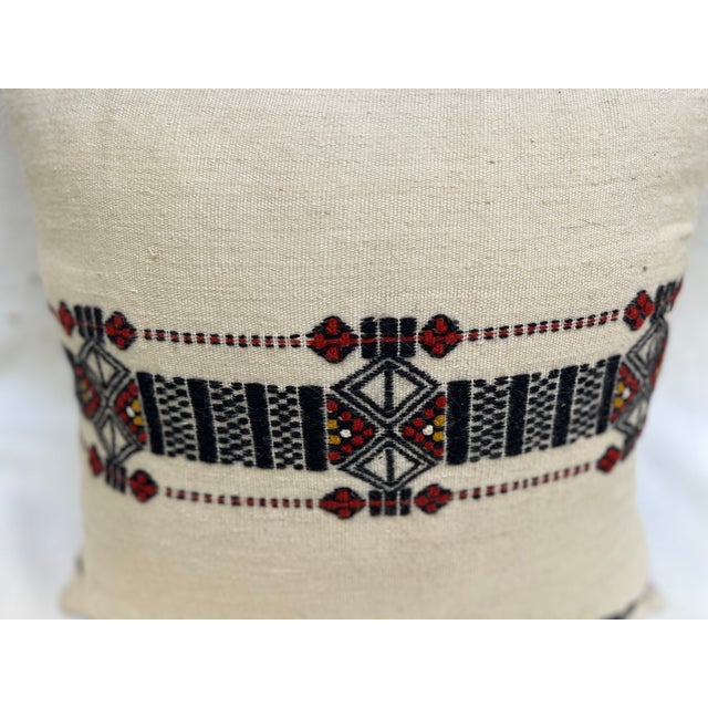 Traditional Early 20th Century A Good Pillow With Tribal Motifs For Sale - Image 3 of 7