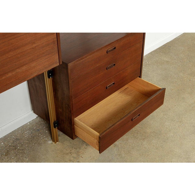 Mid Century Omni Wood Modular Wall Unit Shelving & Bookcase by George Nelson For Sale - Image 13 of 17