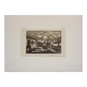 Early 20th Century Santo Domingo Landscape Etching Proof by George Overbury Hart