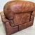 Italian Leather Club Chairs - A Pair For Sale - Image 11 of 13
