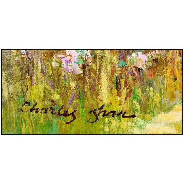 Late 20th Century Flower Field, Charles Zhan For Sale - Image 4 of 5