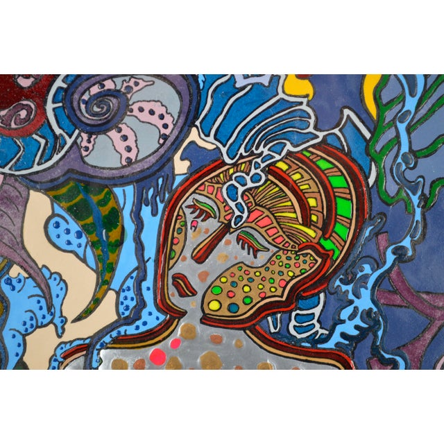 2000 - 2009 Contemporary Circular Figurative Abstract by NanC Meinhardt For Sale - Image 5 of 10