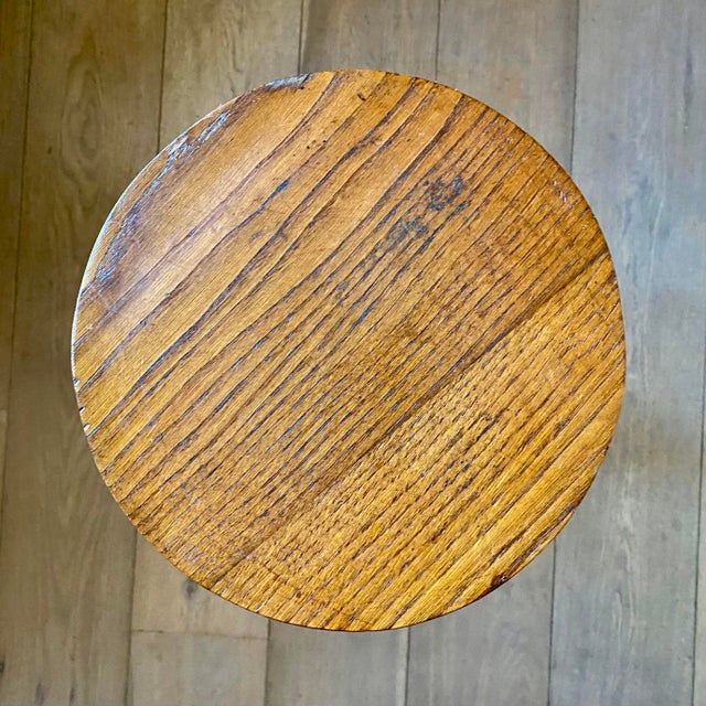 Wood Wooden Tripod Plant Stand, 1950s For Sale - Image 7 of 8