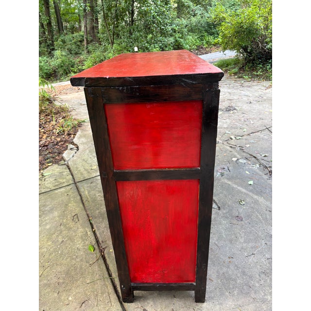 Early 20th Century Tibetan Wedding Cabinet For Sale - Image 12 of 12