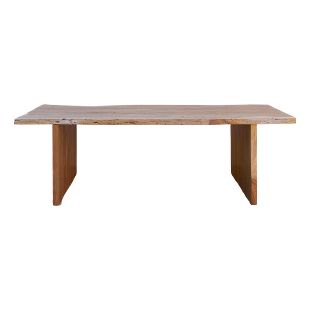 Shoreline 96" Live Edge Acacia Dining Table For Sale