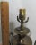 Mid-Century Heavy Metal/Brass Urn Table Lamp For Sale - Image 10 of 12
