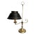 Antique French Bouillotte Tole & Brass Lamp For Sale