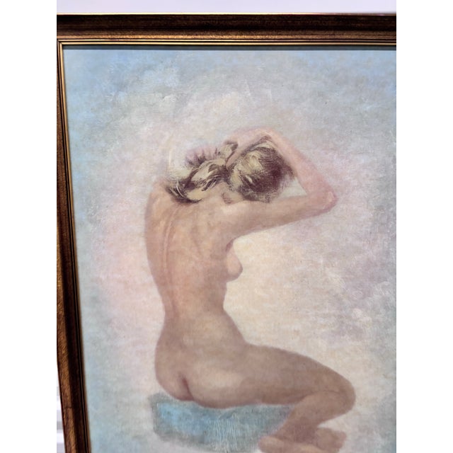 1930s Cassinari Victor Nude Lady by Cassinari Vettor Figurative Lithograph For Sale - Image 4 of 12