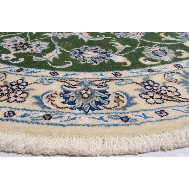 Middle Eastern Hand-Knotted Rug with Floral Motif For Sale - Image 4 of 10