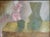 Abstract Vintage 1994 Abstract Modernist Still Life Oil Painting by British Artist Julian Brown For Sale - Image 3 of 8