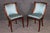 1920s Set of 4 French Empire Carved Mahogany Dining Chairs in the Maison Jansen Style For Sale - Image 5 of 12