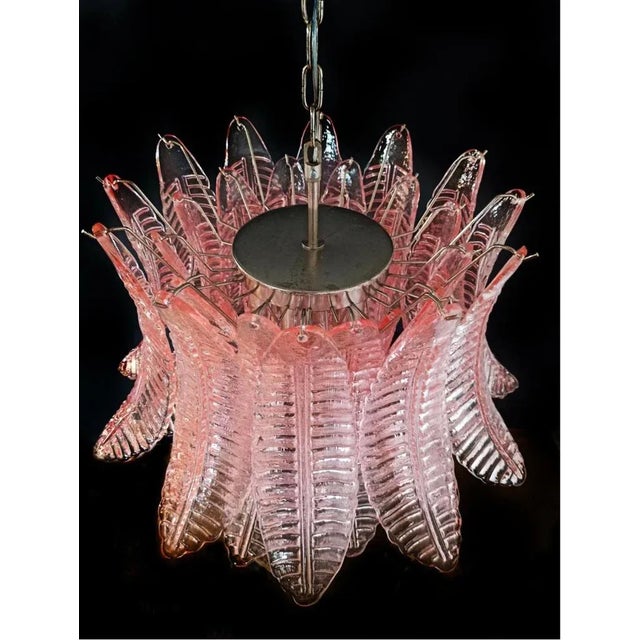 Italian Chandeliers in Murano Felci Glass, Set of 2 For Sale - Image 13 of 17