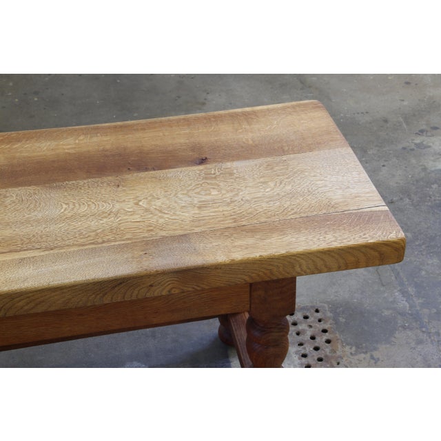 Antique Danish Baroque Coffee Table in Oak, 1890s For Sale - Image 17 of 18
