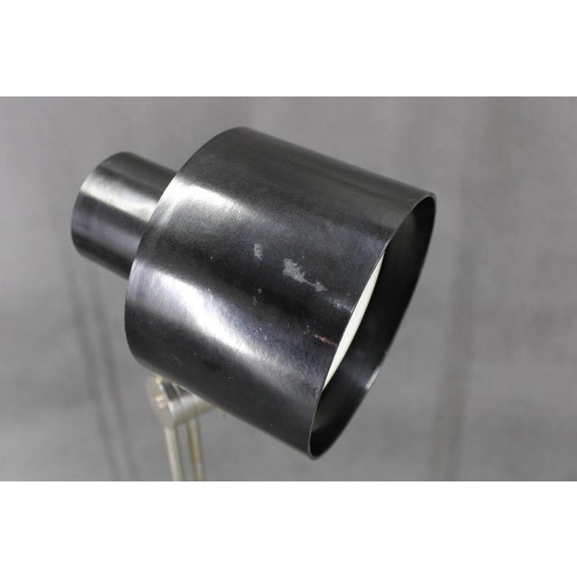 Black Adjustable Bakelite Table Lamp, Former Czechoslovakia, 1950s For Sale - Image 8 of 17