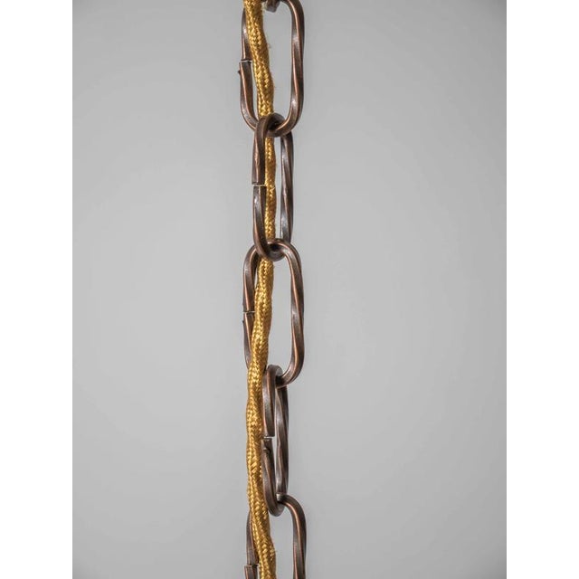 Antique 2-Tier Chandelier with Fish For Sale - Image 6 of 16