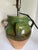 Vintage Terracotta Green Glazed Handled Confit Jar Converted to Table Lamp For Sale - Image 10 of 10