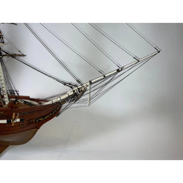 Wood Large Model of the USS Constitution For Sale - Image 7 of 11