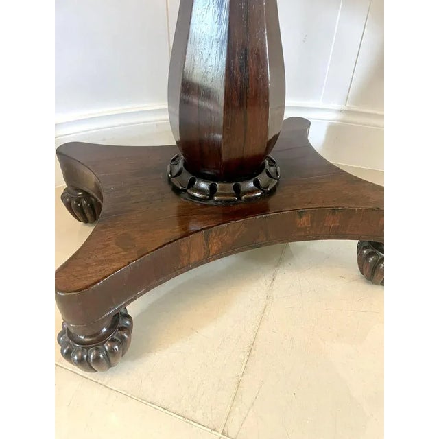 Regency Rosewood Tea/Console Table, 1830s For Sale - Image 9 of 13