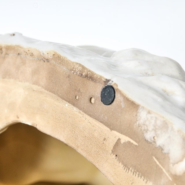 Large Ceramic Swan Centerpiece For Sale - Image 11 of 18