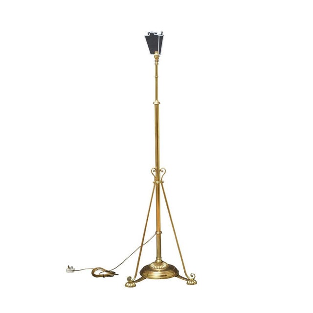 Antique Arts and Crafts Style Floor Lamp For Sale - Image 4 of 10