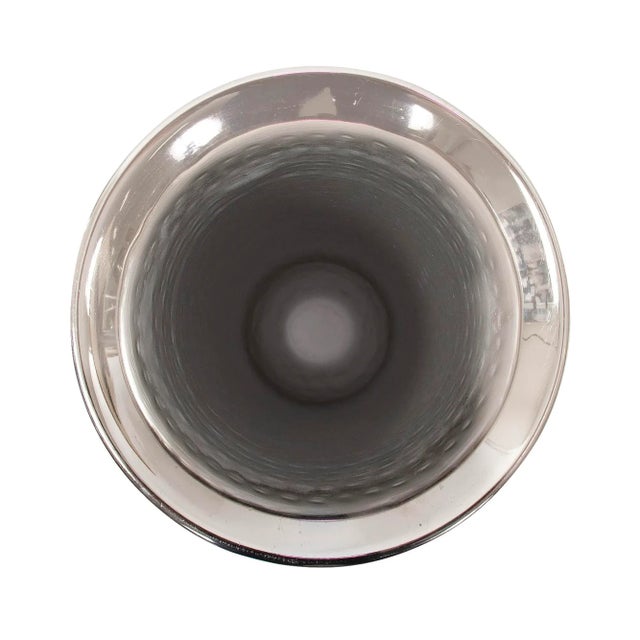 2020s The Hammered Em Dash Tall Flared Trumpet Vase, Large For Sale - Image 5 of 9