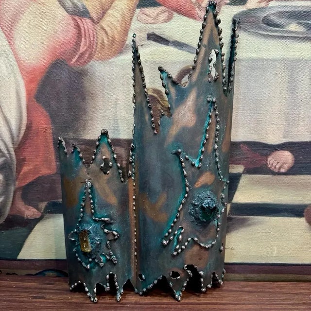 Vintage Brutalist Wall Lamp, 1960s For Sale - Image 10 of 11