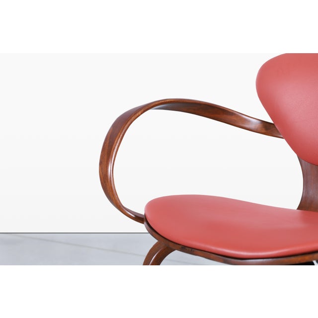 Sienna Vintage Sculptural “Pretzel” Armchairs by Plycraft For Sale - Image 8 of 14