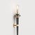 Contemporary Torca II Wall Lamp in Brass and Oxidized Wood by Marine Breynaert For Sale - Image 3 of 9
