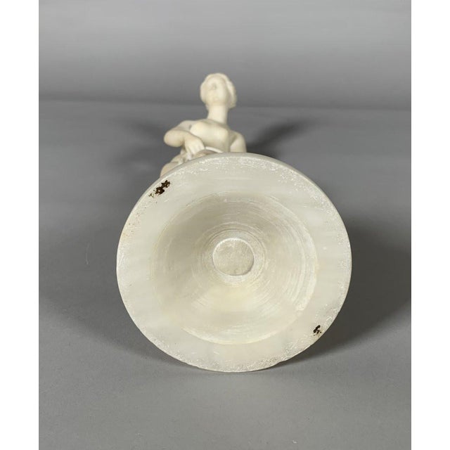 Stone White Marble Sculpture Diane Au Bain After Falconet (1716-1791) 19th Century For Sale - Image 7 of 8