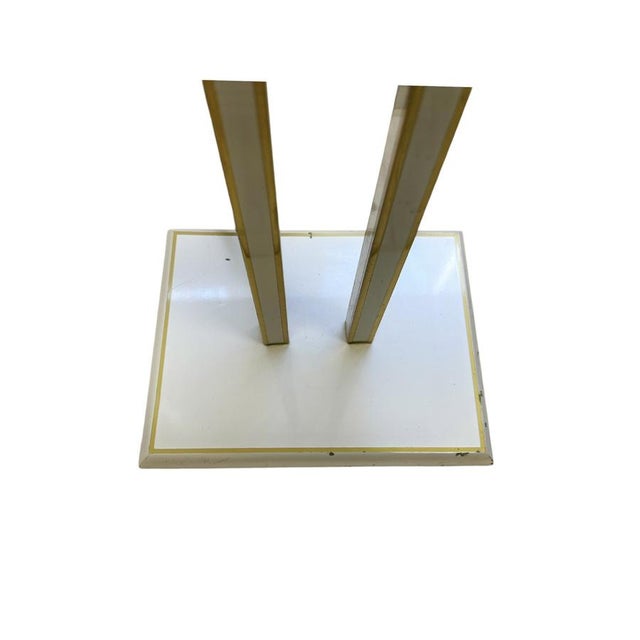 1970s Floor Lamp in Brass and White Metal by Fratelli Martini, Italy, 1970s For Sale - Image 5 of 13