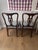 Brown Pair of Antique Dutch Marquetry Side Chairs With Elaborate Floral Decorations For Sale - Image 8 of 10