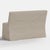 Textile Slipcover for Stoffer Home x Cloth & Company for Lindy Slipcover Dining Banquette in Francie Floral Cream For Sale - Image 7 of 7