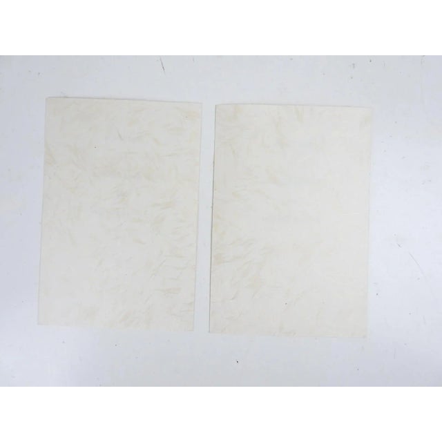 Early 20th Century Small Vintage Maiko in the Snow Small Japanese Woodblock Prints - a Pair For Sale - Image 5 of 5